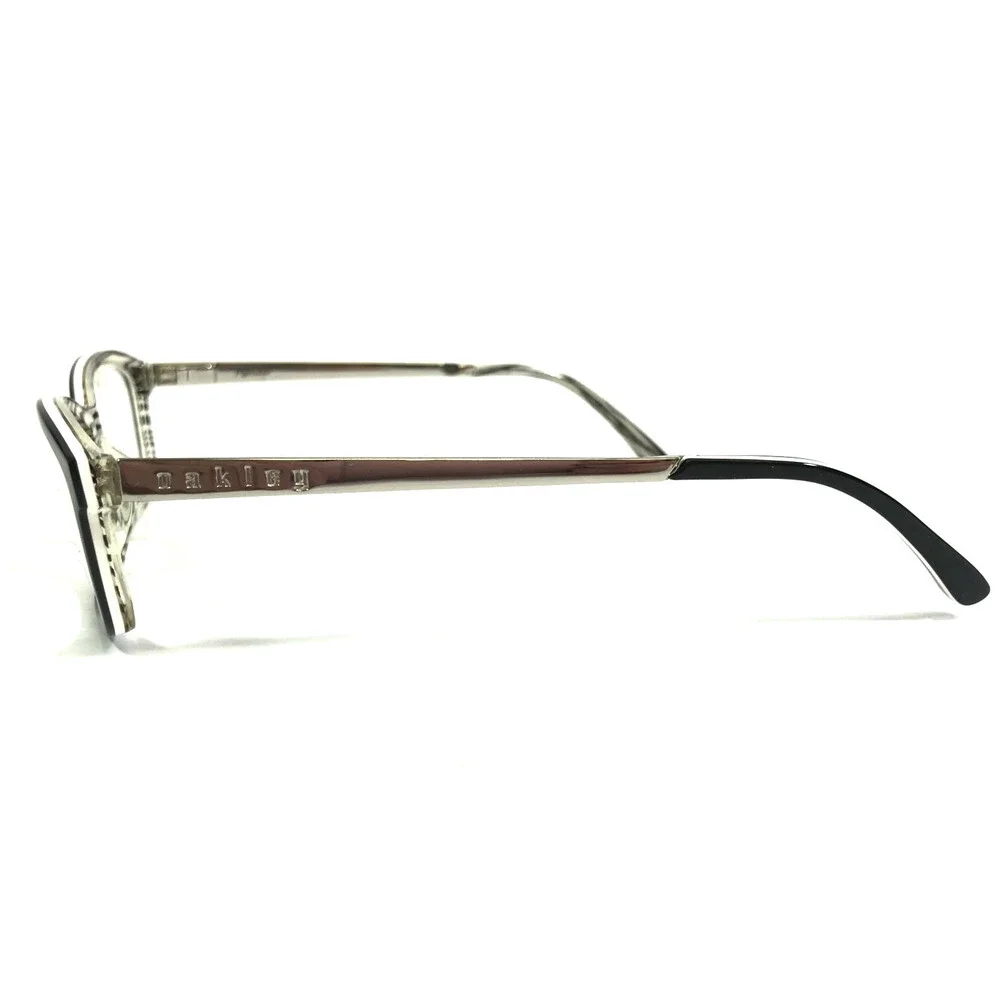 Oakley Eyeglasses Frames Render OX1089-0153 Jet Black White Rectangle 53-16-140